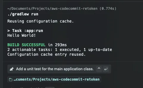 Gradle Run