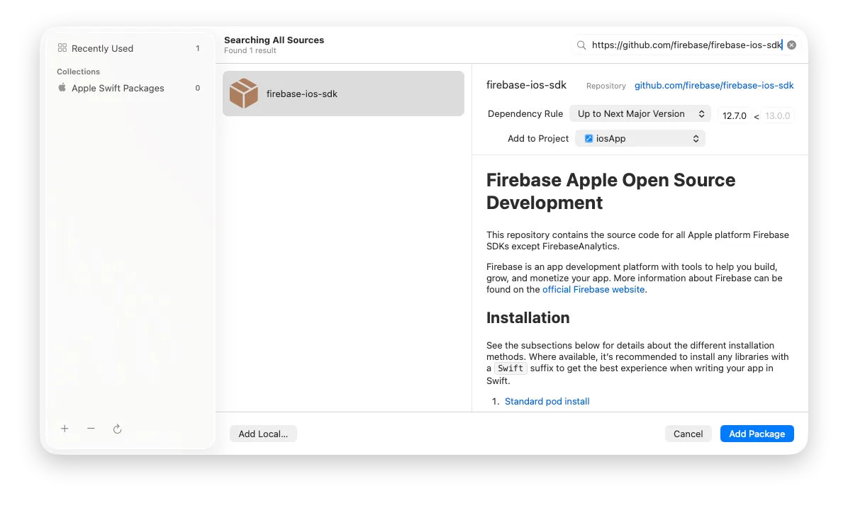 Add Firebase SDK