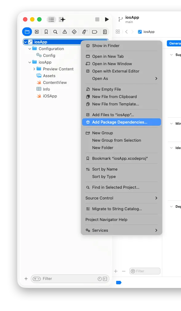 Add Package Dependencies